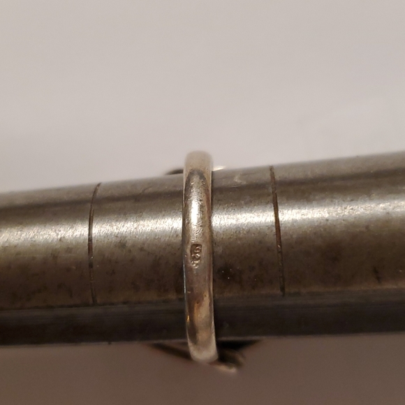 Sterling Amber Ring - Picture 4 of 5